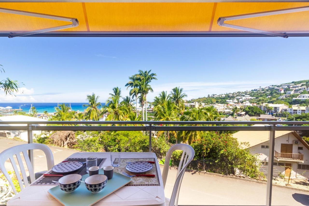Cuty - Bel Et Spacieux Apt Avec Magnifique Vue Mer Et Piscine Saint Gilles Les Bains Dış mekan fotoğraf