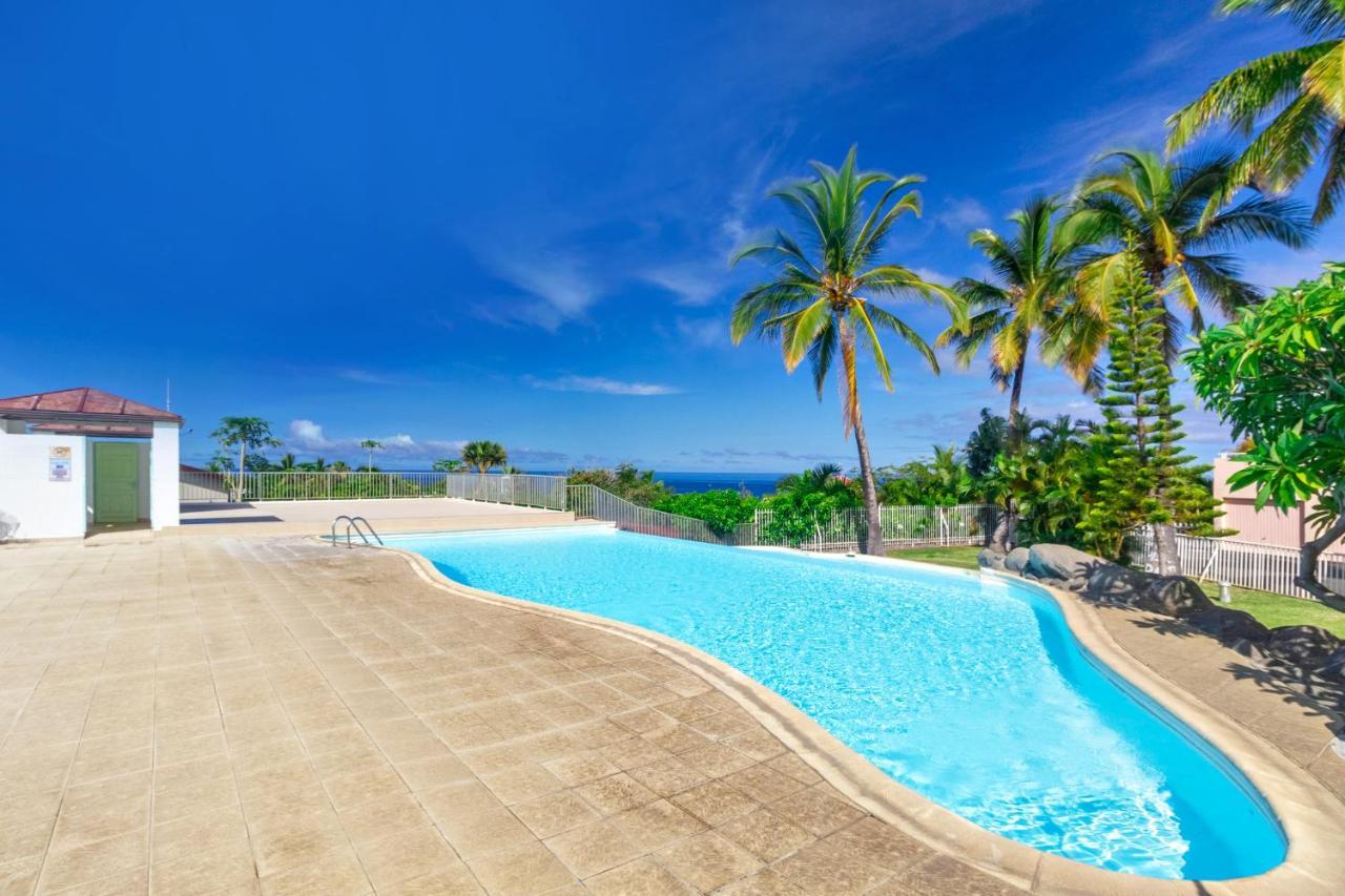 Cuty - Bel Et Spacieux Apt Avec Magnifique Vue Mer Et Piscine Saint Gilles Les Bains Dış mekan fotoğraf